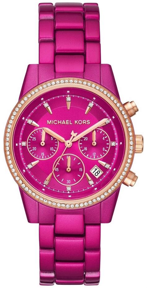 uhr pink michael kors|Michael Kors pink edition.